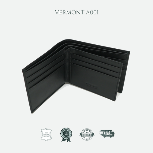 VERMONT A001 Genuine Leather Wallet