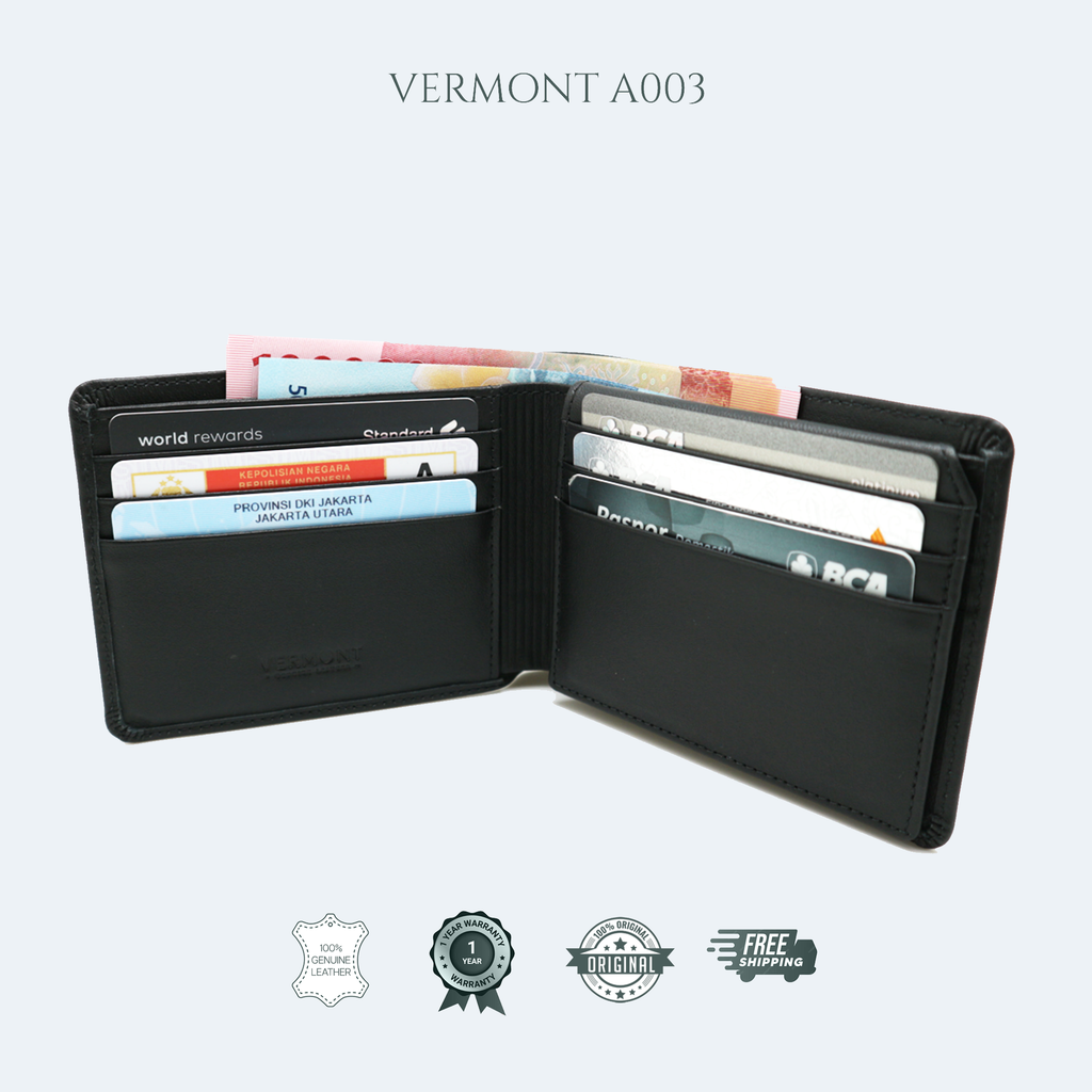 A003 - 9 Cards Bifold Wallet