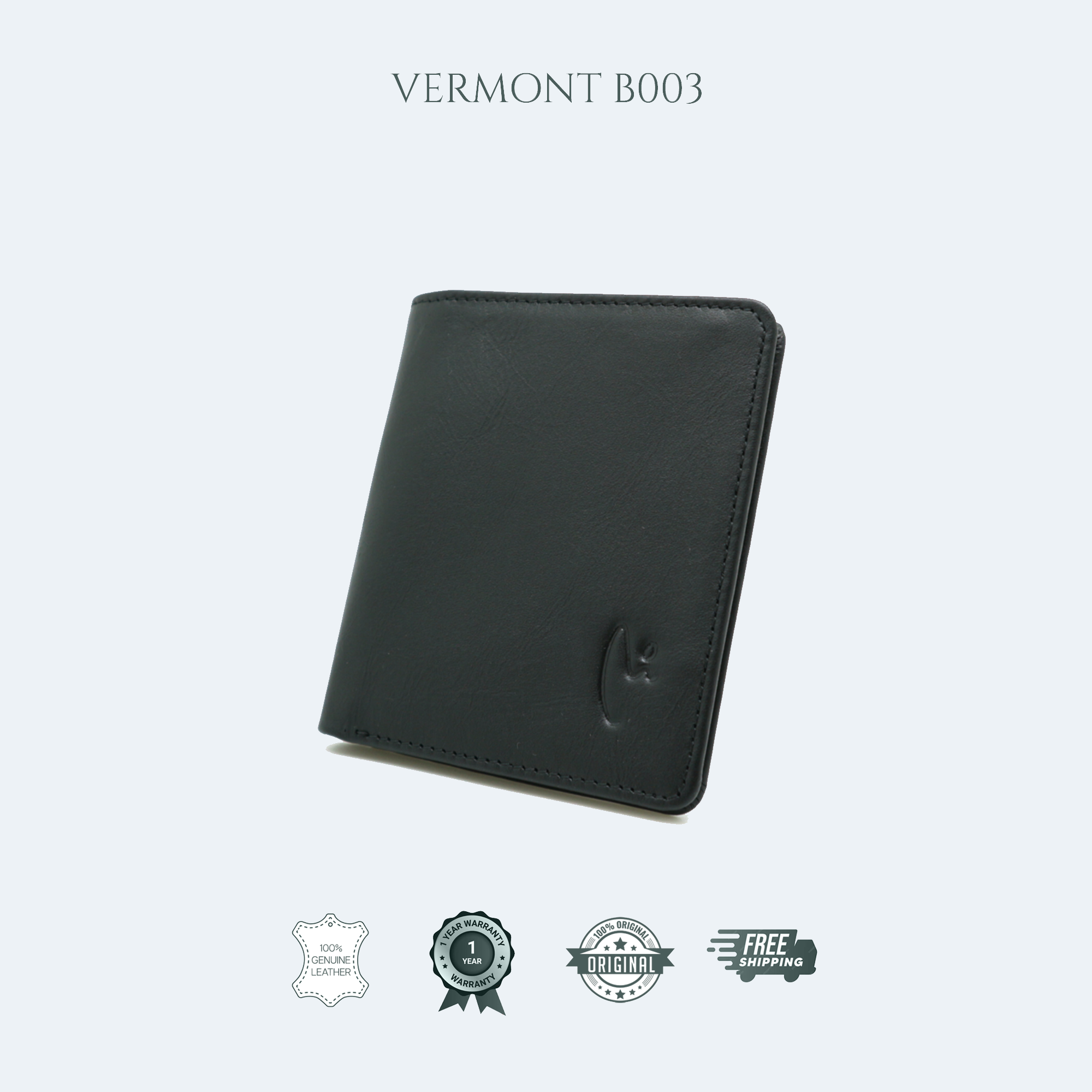 B003 - 6 Cards Bifold Wallet