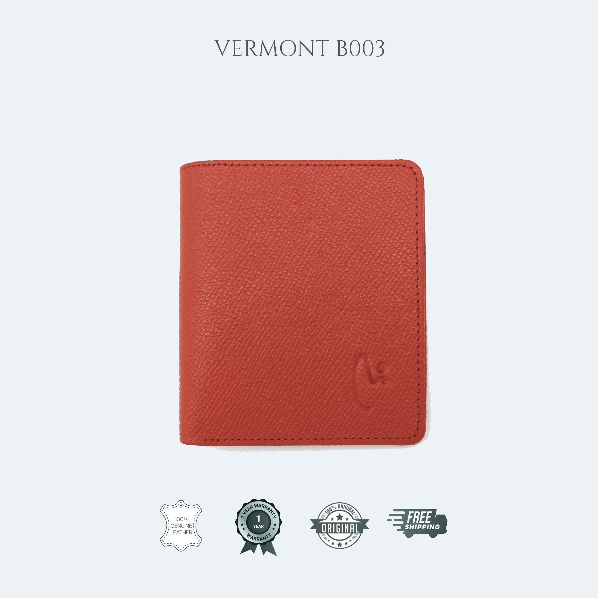 B003 - 6 Cards Bifold Wallet