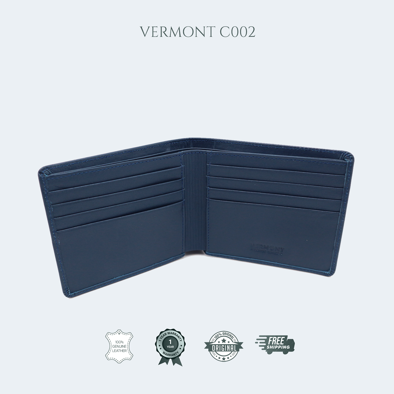 C002 - 8 Cards Bifold Wallet