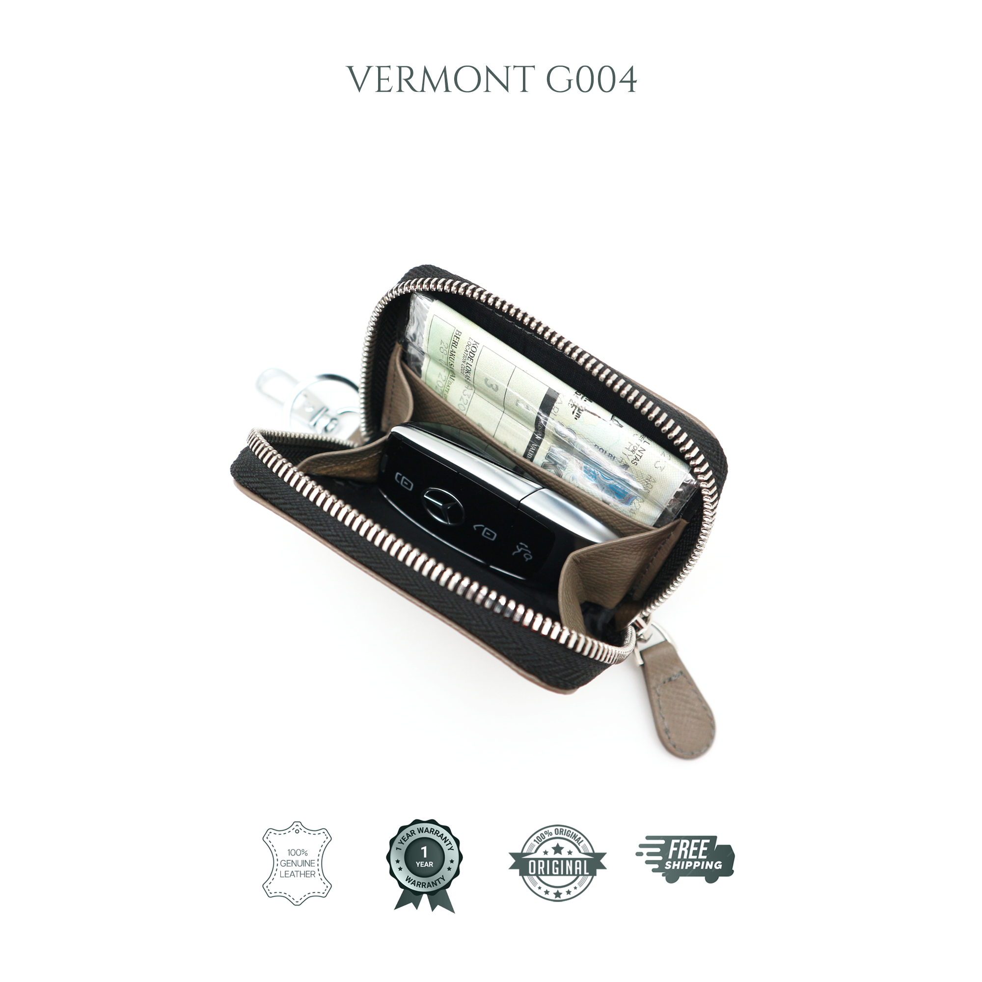 G004 - Key Holder with Zipper