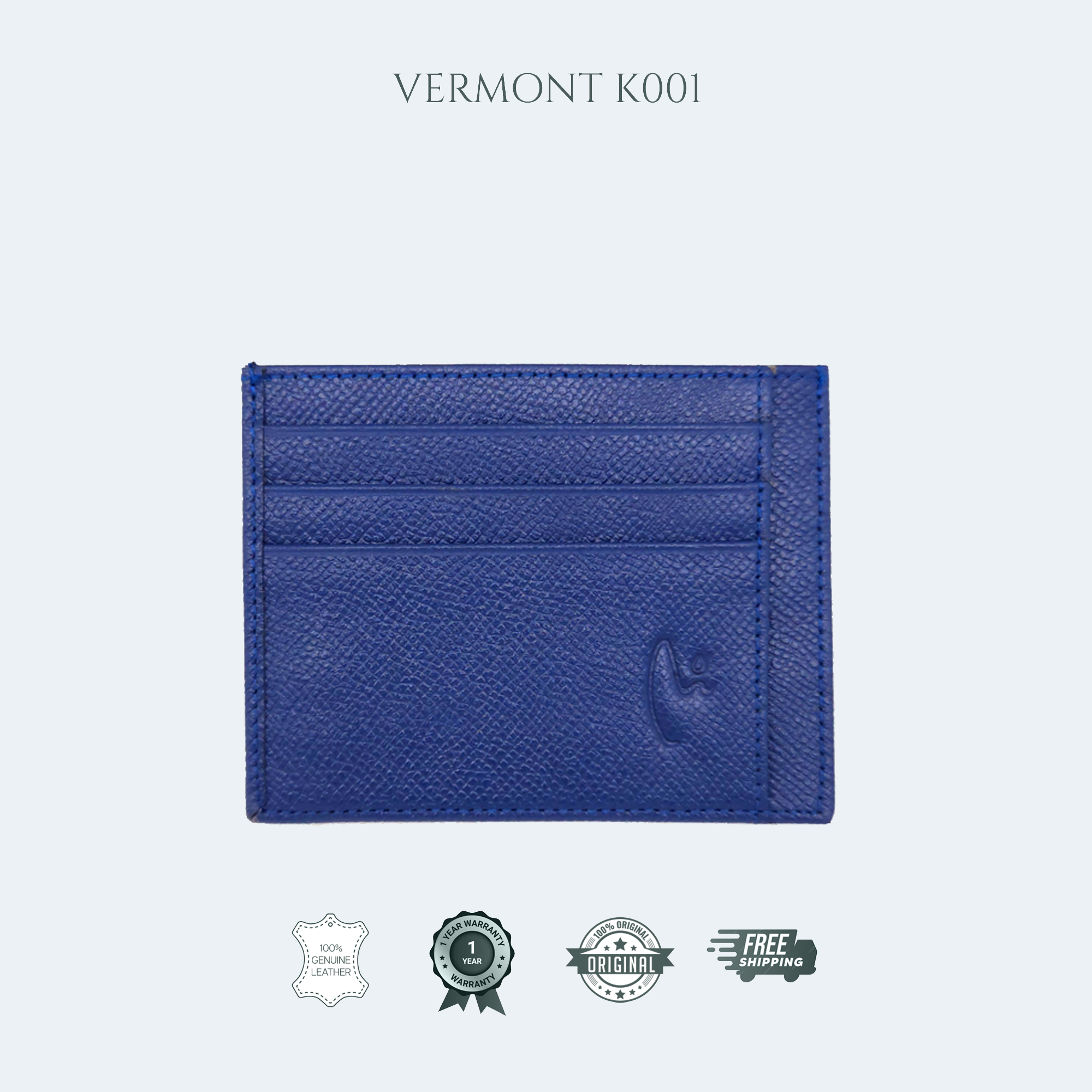 VERMONT K001 Genuine Leather Card Holder