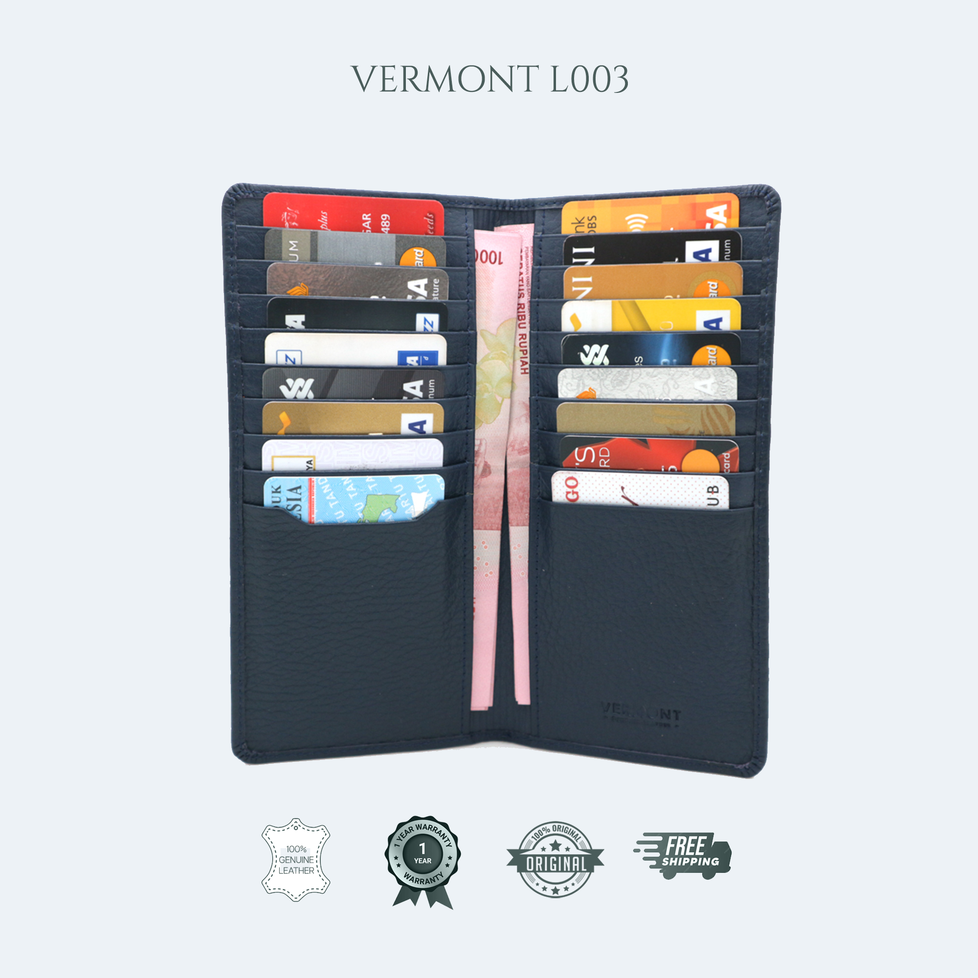 L003 - 18 Cards Long Wallet