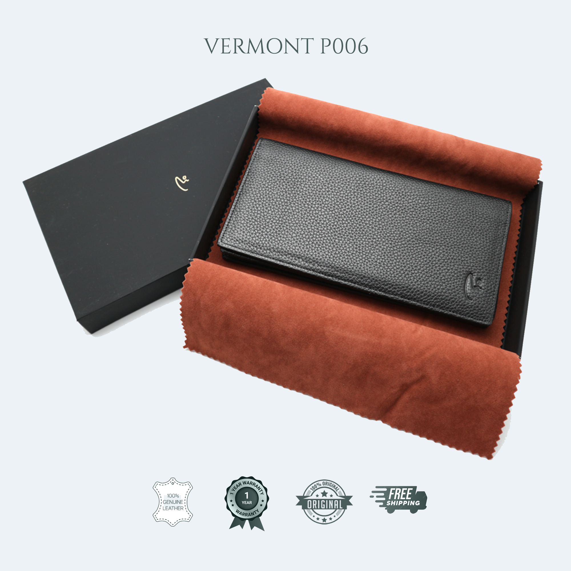 P006 - 13 Cards Long Wallet with Zipper Compartment